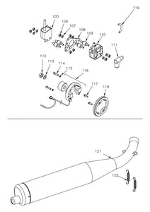 116 W407/MR Mini Rok bare ignition